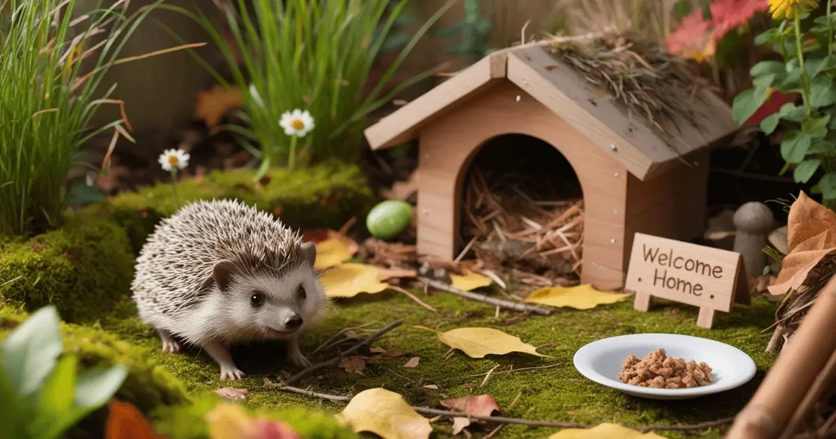 igel zu hause