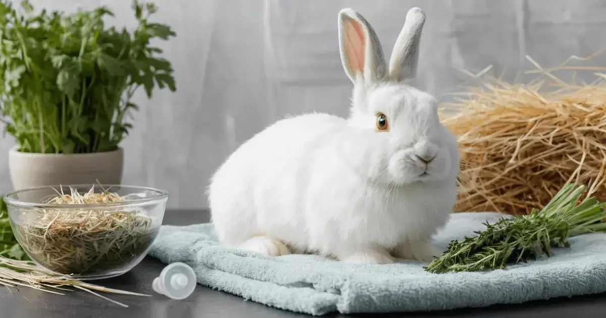 Kaninchen frisst nicht