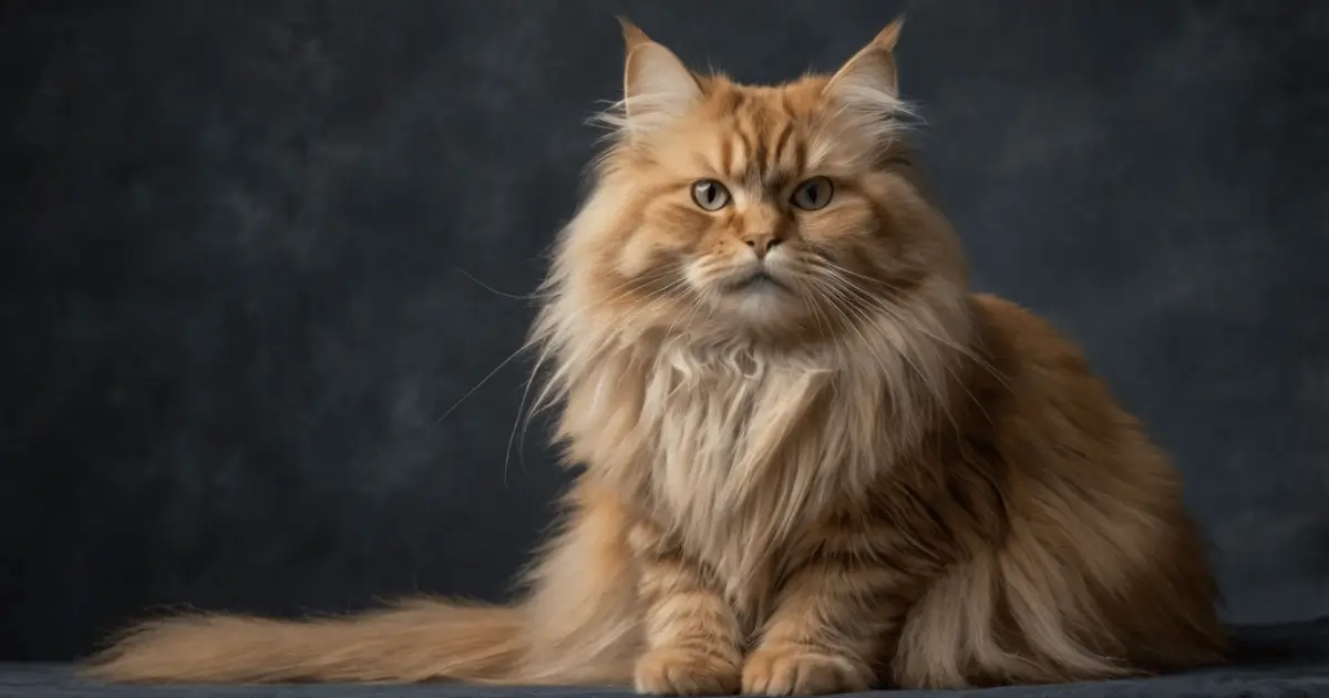 fell verfilzt katze