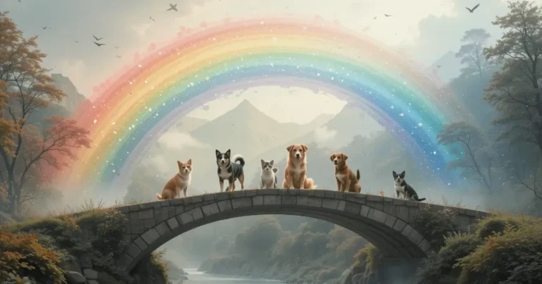 regenbogenbrücke für hunde